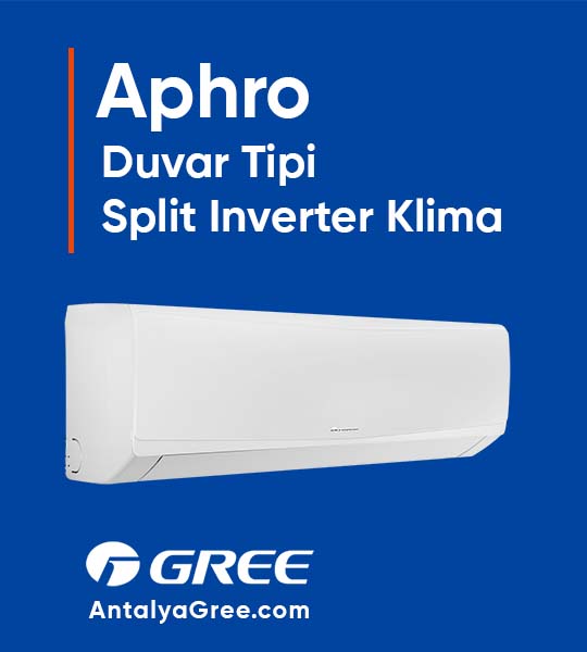 Antalya Gree Aphro Duvar Tipi Klimalar