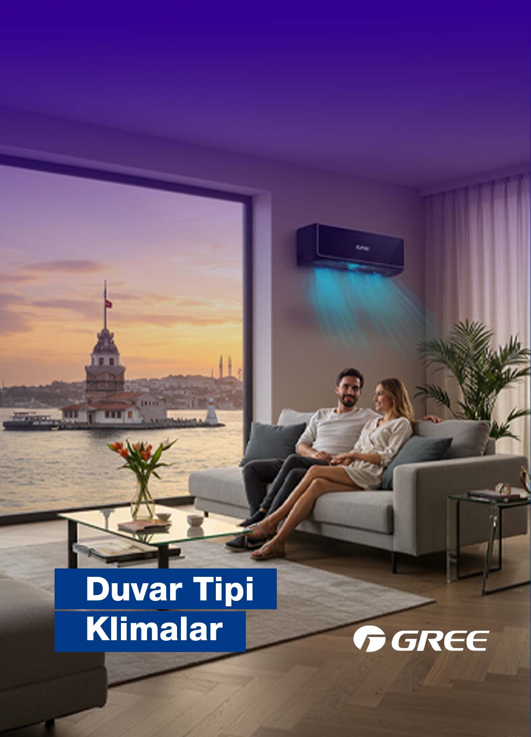 Antalya Gree Duvar Tipi Klima satışı noktası