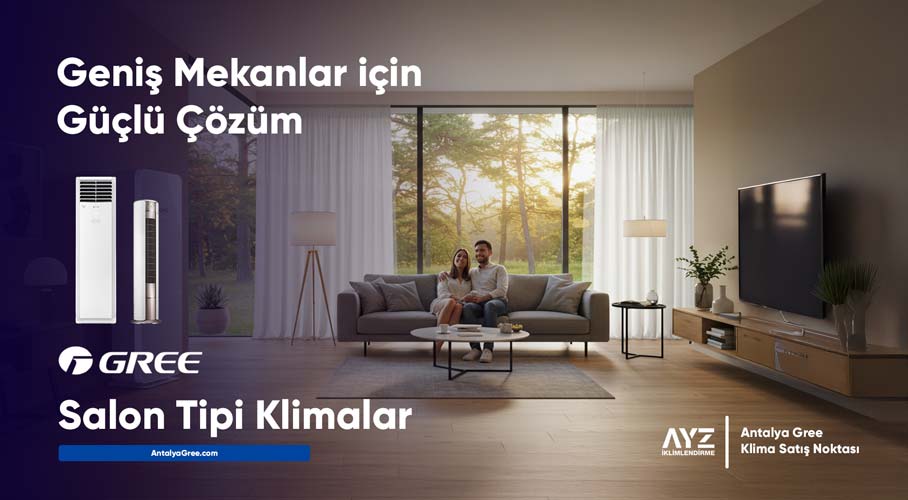 Antalya Gree Salon Tipi Klimalar